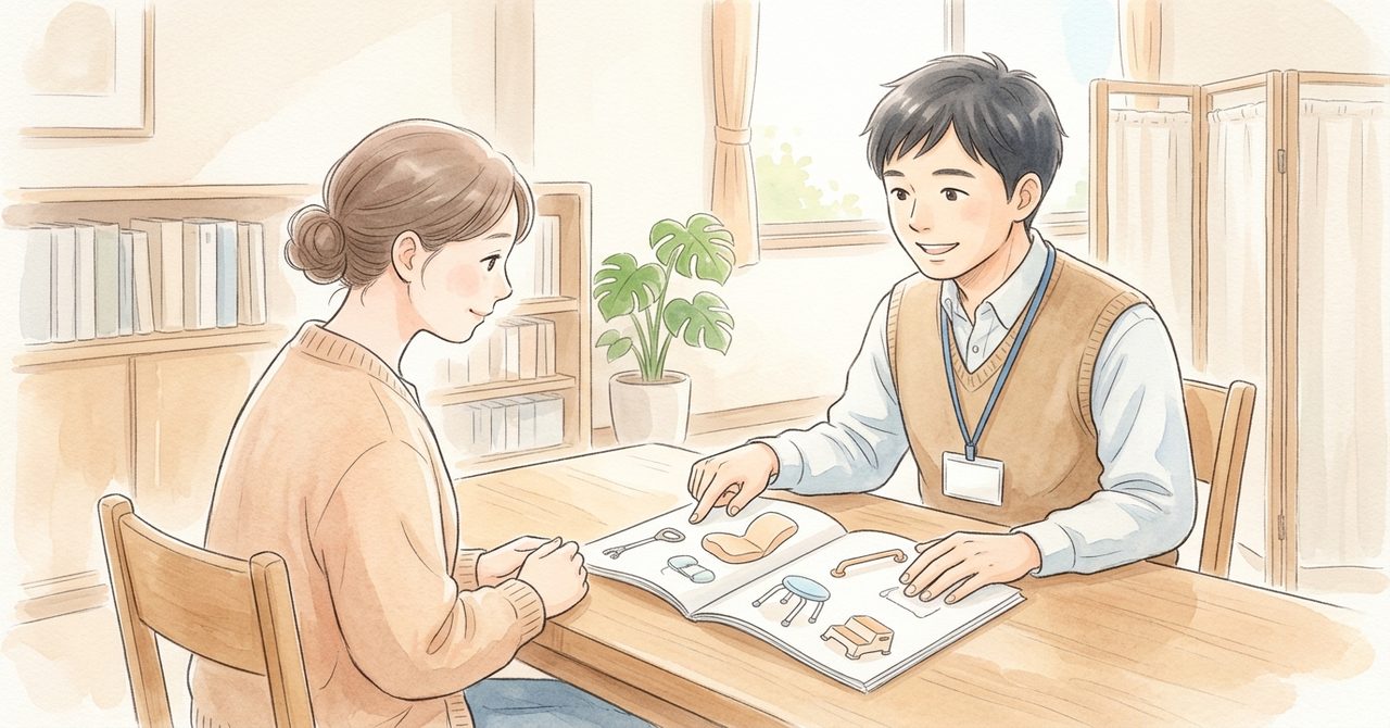 文京区：小慢用具の事前相談と他法優先の分岐の絵