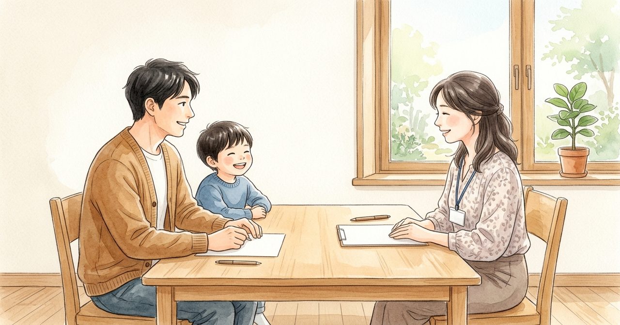 江戸川区：一時的ストーマで手帳がない子の日常生活用具申請相談の絵