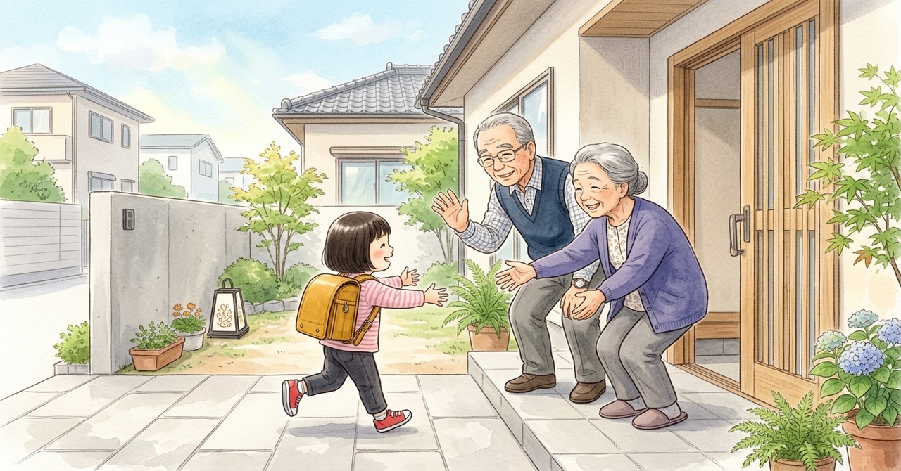 板橋区で祖父母に療育のお迎えを頼む——引渡し相手の変更をどう伝える?の絵