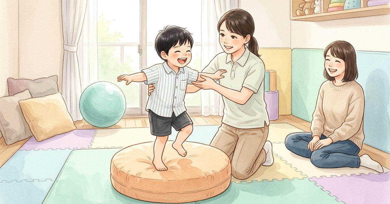 感覚の特性を把握し、評価と支援の選び方を相談するの絵