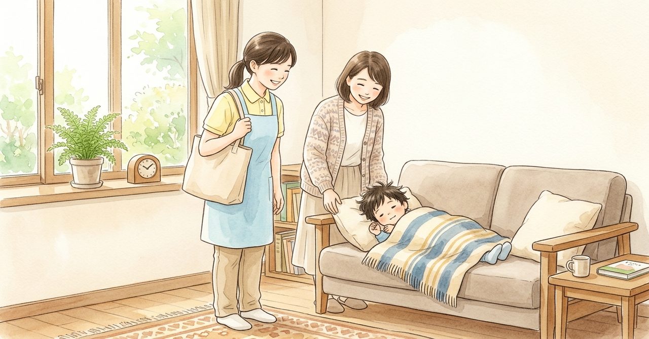 神戸市：訪問看護を使う医療的ケア児のレスパイト申請と契約の絵