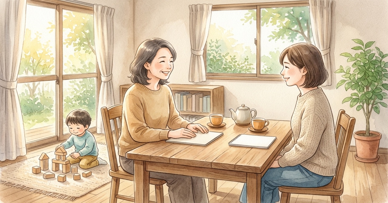 手帳を持たない子が療育を受けるまでの流れ|江東区の申請要件と審査手順の絵