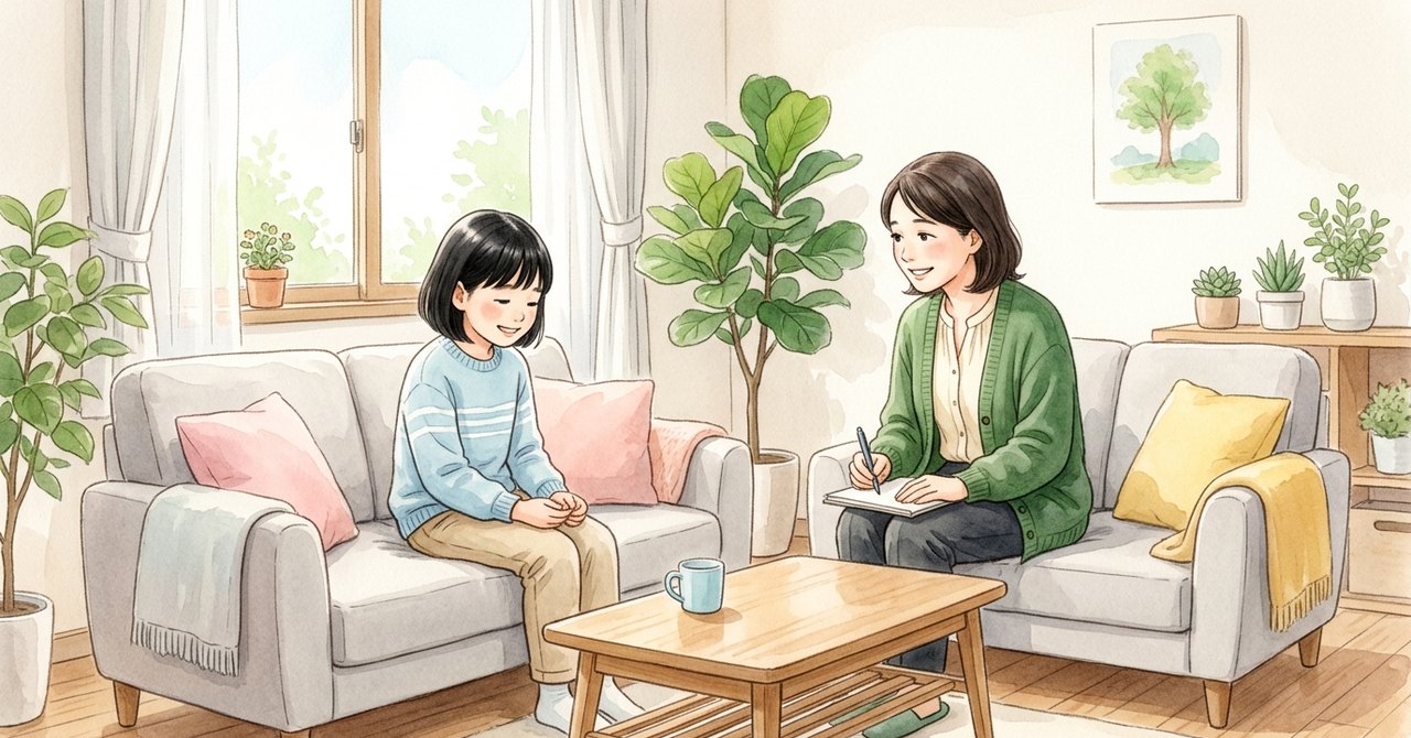 きょうだい本人が話せる相談先を一緒に探すの絵