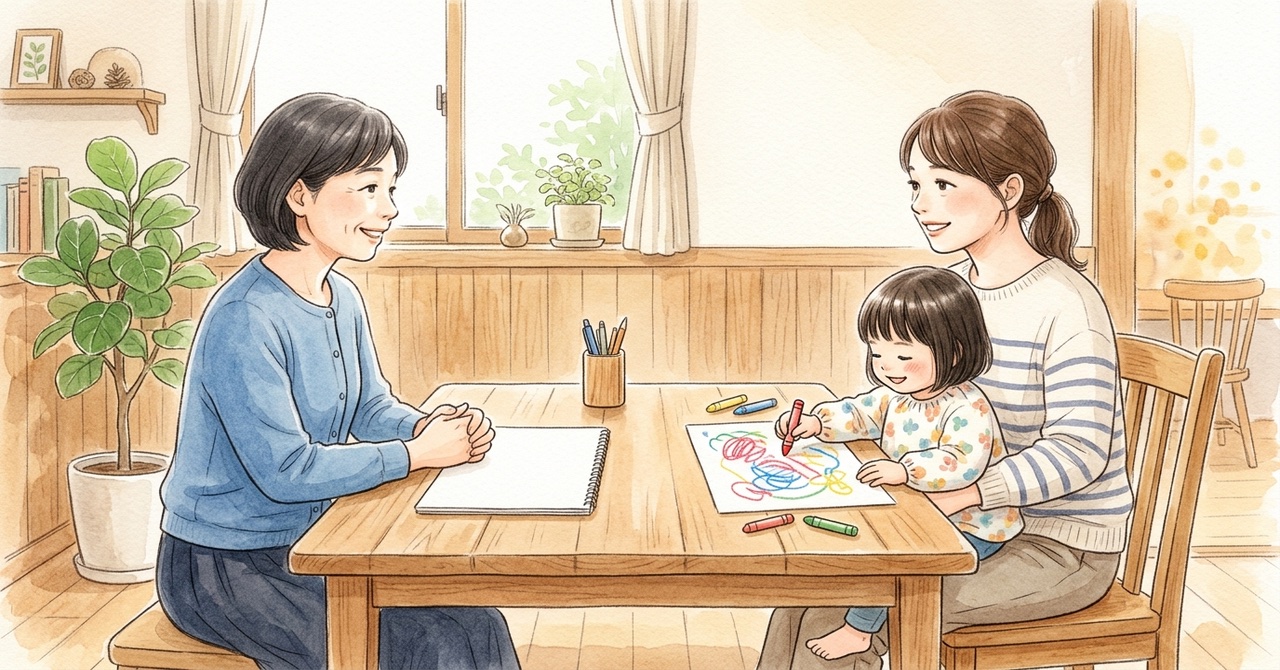 中野区の療育面談をあとで聞き直したい——録音の前に何を相談する?の絵