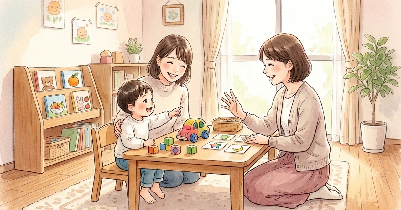 にかほ市で子どものことばや発達が気になるとき——相談先を選ぶ最初の一歩の絵