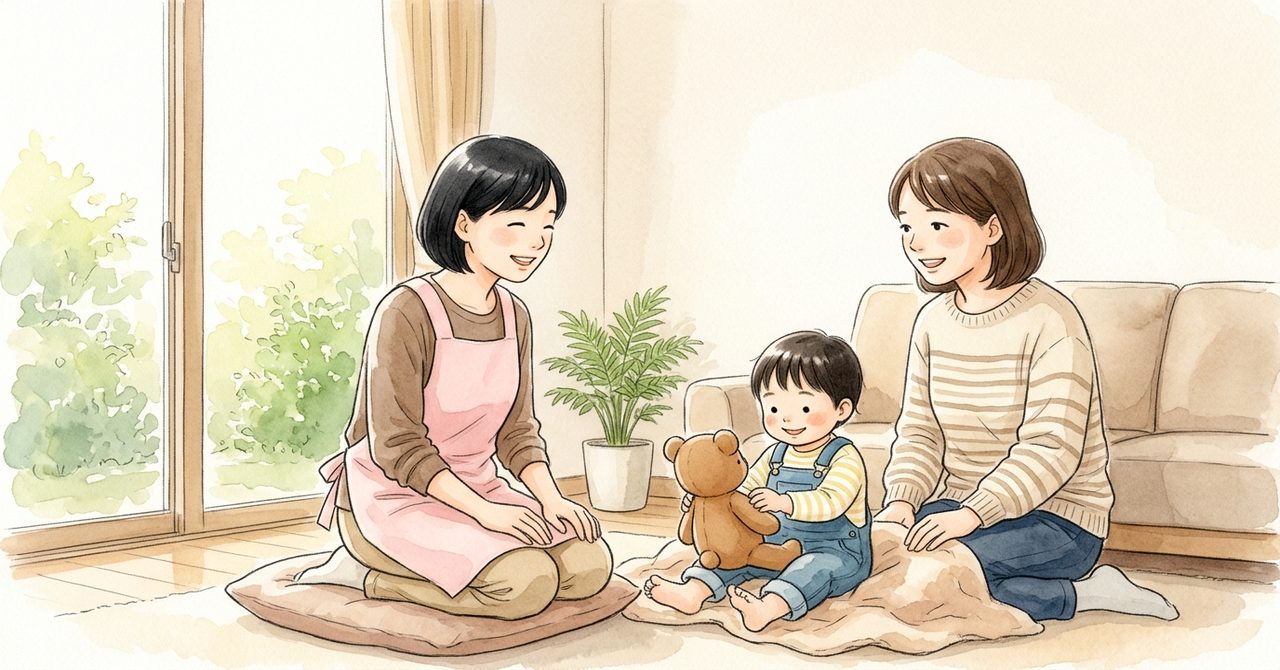 佐賀市：医療的ケア児在宅レスパイトの利用申請と対象外の外出の絵