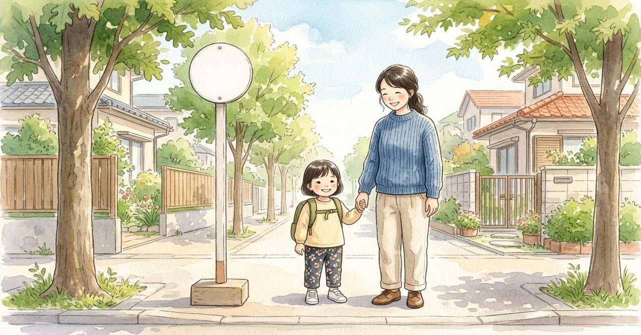 品川区：区外特別支援学校のスクールバス停までの通学交通費申請の絵
