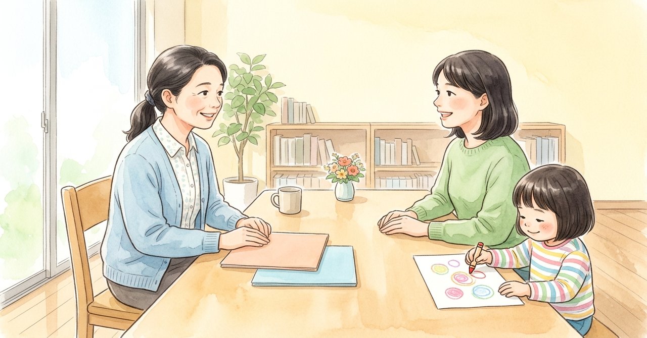 新宿区：障害児通所受給者証をなくしたときの再交付相談の絵