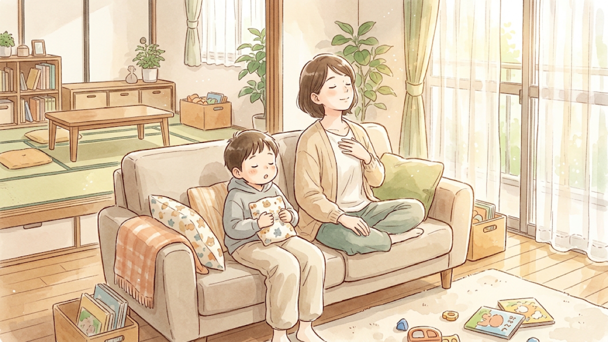 友だちとのかかわりで困る子どもと保護者のイラスト