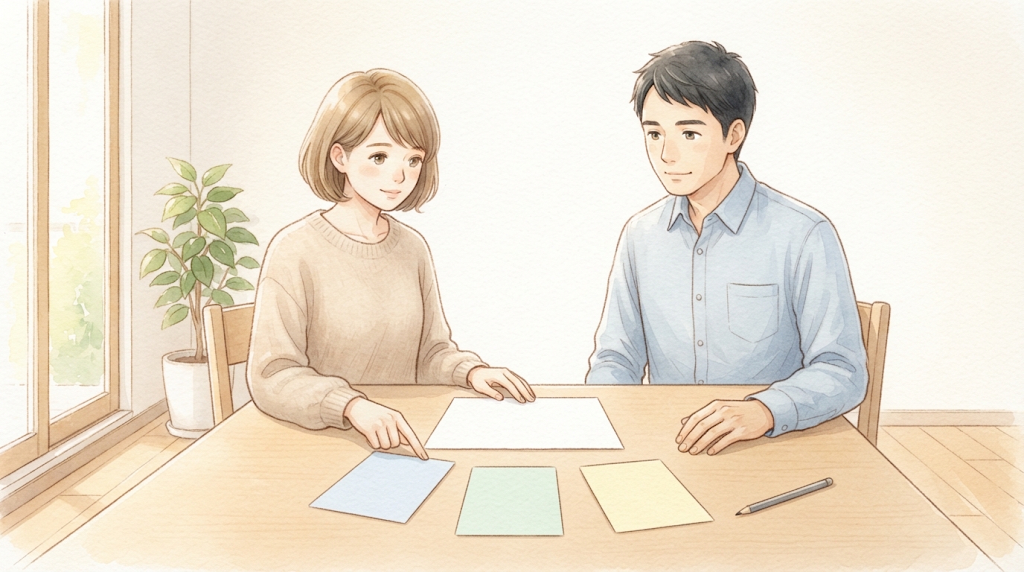 療育の目標が多いとき、今週の一つを選ぶの場面