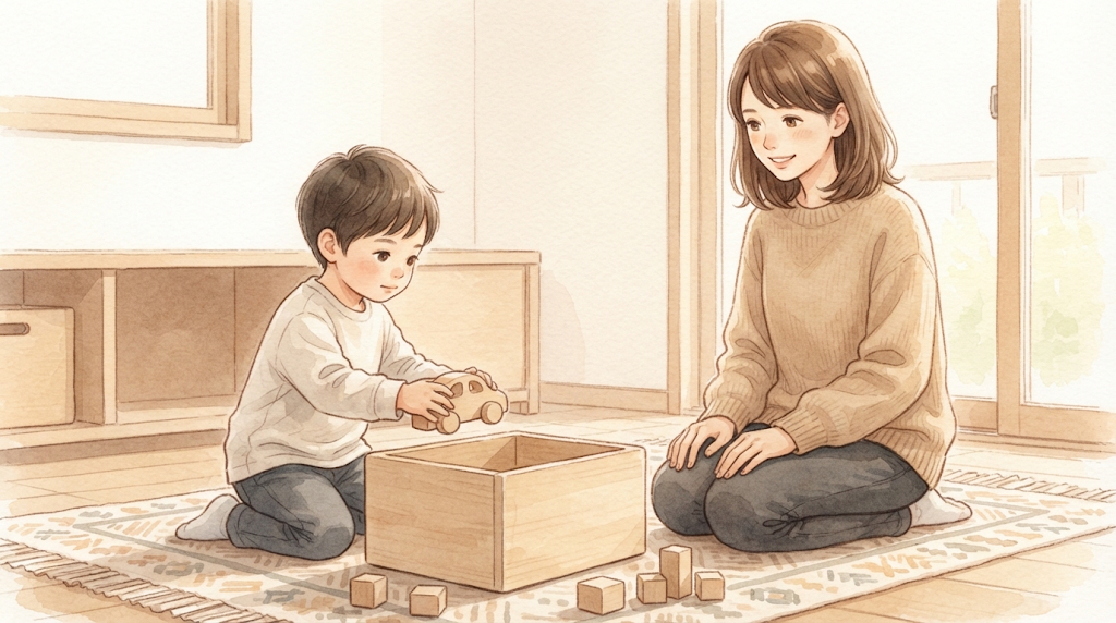片付けの「全部」を、最初の一つにするの場面